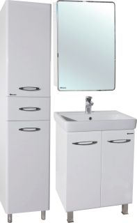 Зеркало-шкаф Bellezza Джела 60см правый белый 00000006145